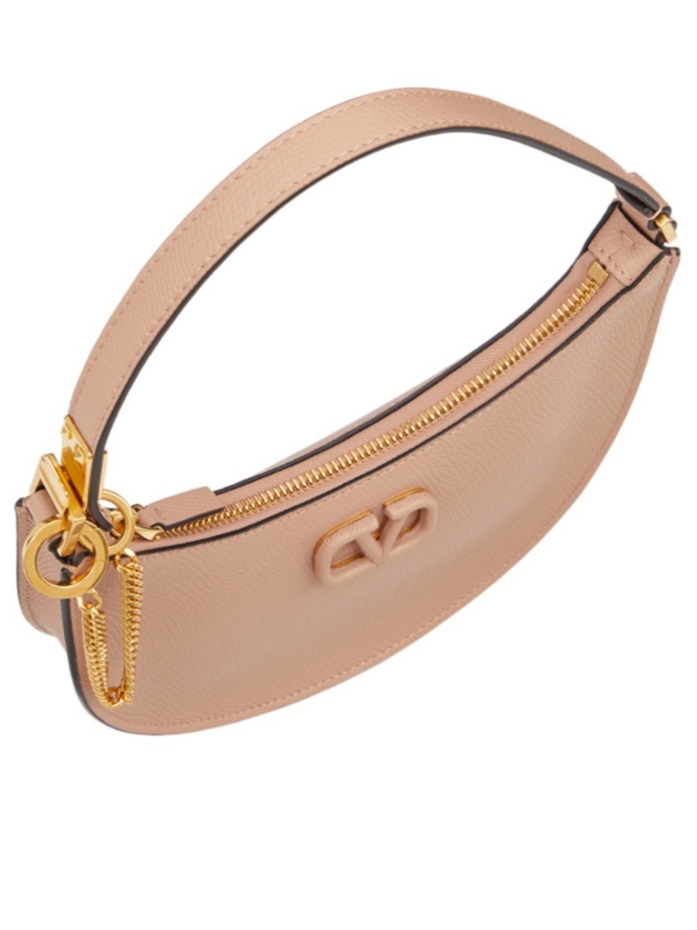 Valentino Garavani VLogo Signature Zip Up Mini Shoulder Bag - Picture 2 of 7